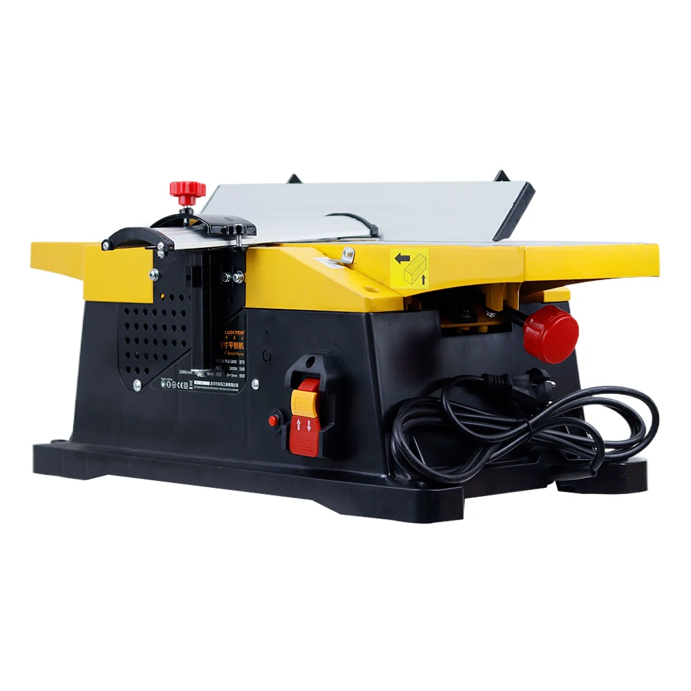 6 Inch Planer Desktop Electric Planer For Woodworking Multifunctional Tools For Household Woodworking Equipment 220V 1800W