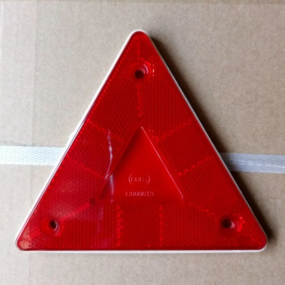 4 Styles Triangle Warning Reflector High Quality Reflective Sign Board 15CM Rear Light Warning Sign Frame Outdoor Safety