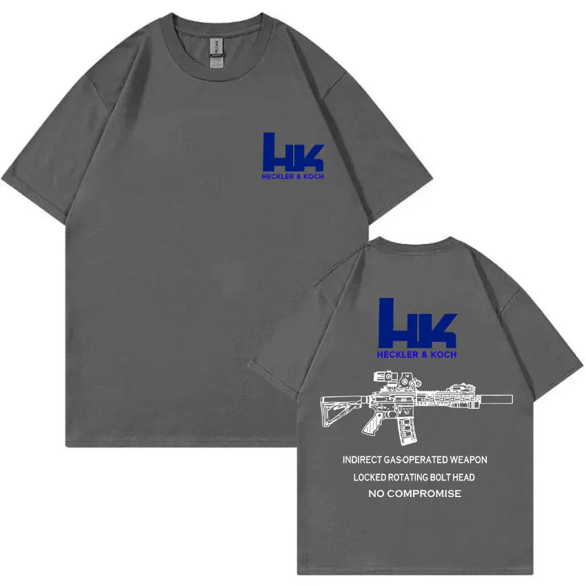 Heckler & Koch HK416 Graphic T-Shirt Forward Observations Group T Shirts Men Casual Retro Tshirt Summer Cotton Oversized T Shirt