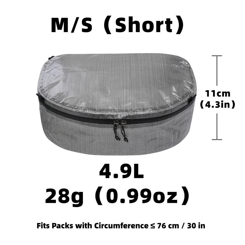 [HDOR] STASHLITE Packing Pods Packing Cube Ultralight Dyneema ™   1,6 oz Stuff Sack – Cuben Fiber DCF Bag Pouch voor backpacken