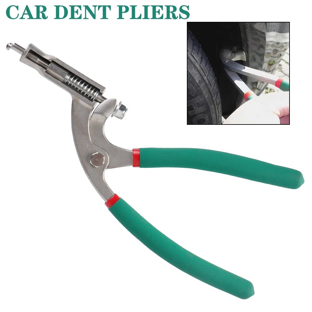 Kit di riparazione ammaccature senza vernice per parafango pinze per rifinire i bordi dell'auto strumenti per la riparazione della carrozzeria strumento per la riparazione dei bordi strumento per pinza a foro piatto Clip per auto