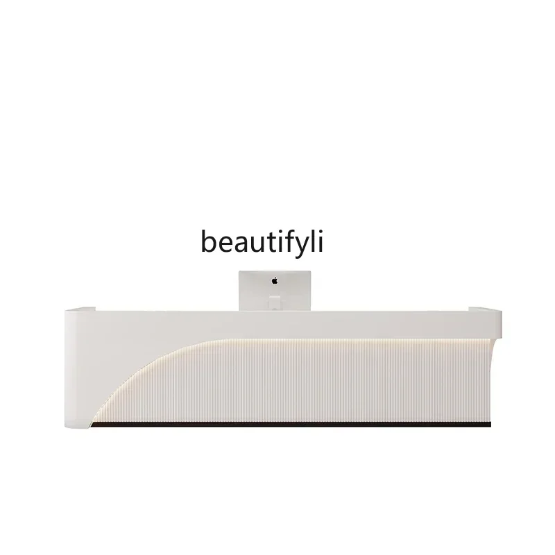 

Легкий роскошный салон красоты, дуговая касса, страница, краска, одежда, парикмахерская, бар, стойка компании