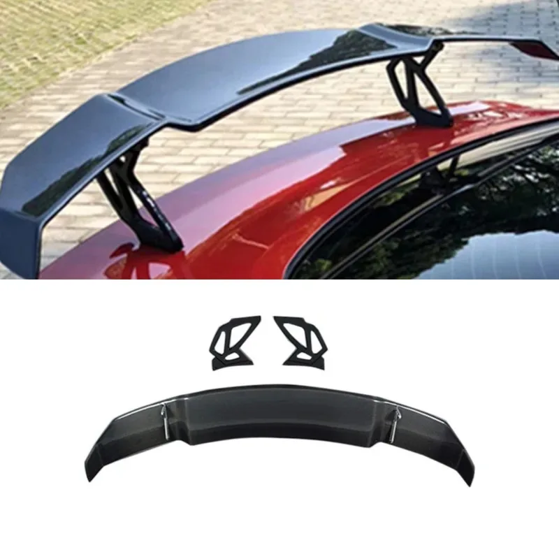 

Real Carbon Fiber Look Rear Trunk Spoiler Wing for 2015-2022 Body Kit Car Accessory