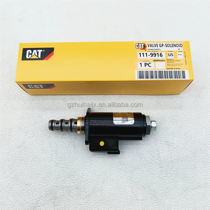 

Diesel Engine Truck Parts 12V Solenoid Valve 111-9916 1119916 Hydraulic Pump Solenoid Valve For Caterpillar CAT 320B E320C E320D
