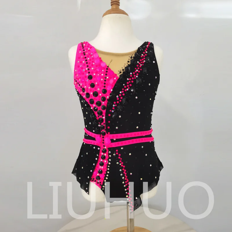 LIUHUO Rhythmic Gymnastics Leotard Competitive Cheerleading Performance For Children