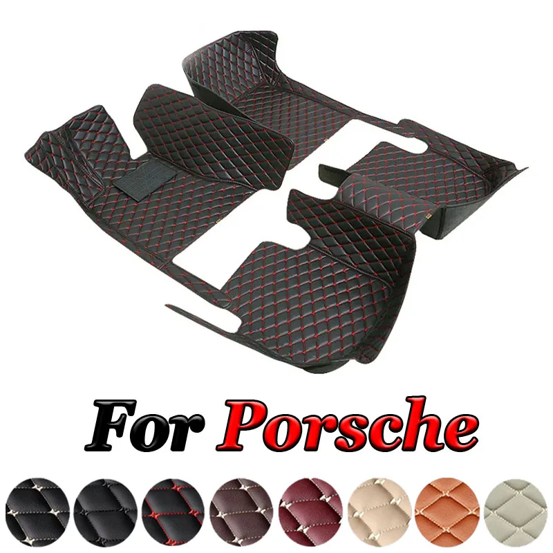 

Custom Car Floor Mat for Porsche Panamera 4 Seat 5 Seat 2017-2023 2014-2016 Interior Accessories Artificial Leather