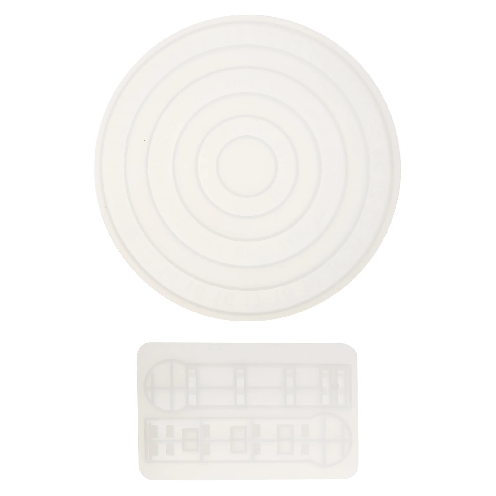 1Set Manual Calendar Mold DIY Plaster Mould Clear Texture Increase Childrens Creativity Easy to Use Calendar Making Mold