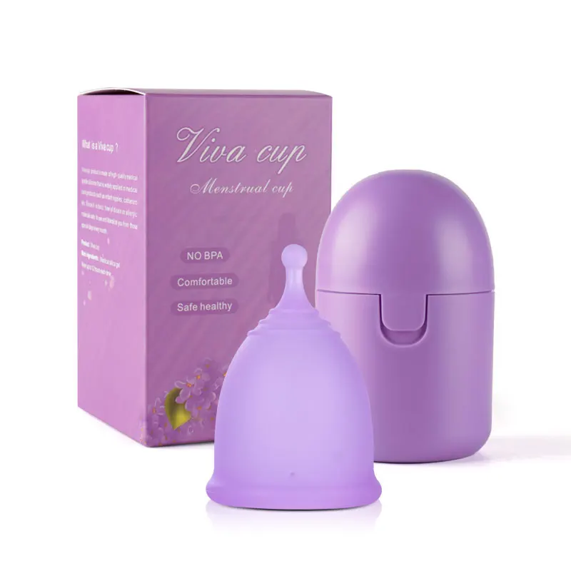 Menstrual Cup Silicone Medical Grade Small Large Size Reusable Soft Leakproof Period Cup Feminine Hygiene Product For Women
