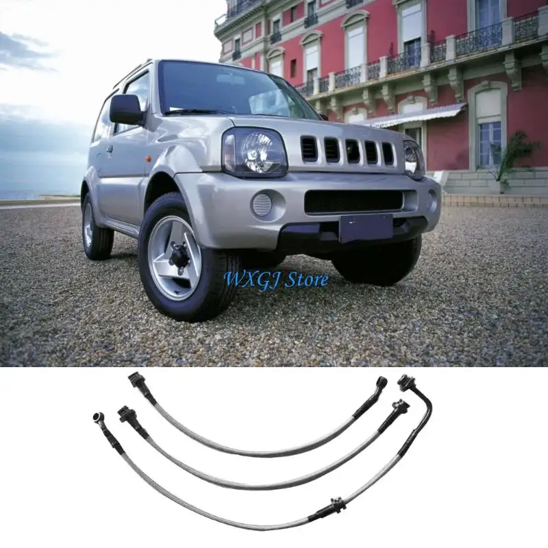 

37JE Heavy Duty Extended Brake Hose Line Enhanced Safety For Jimny JB23 JB43 With 2 To 3 Inches Lift Suspension Upgrade