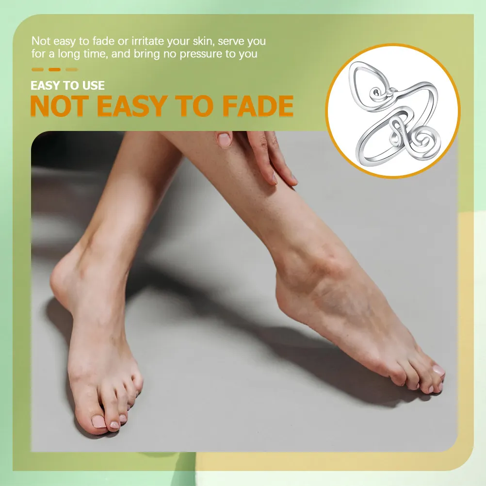 Women's Bohemian Adjustable Toe Ring for Summer Beach Style