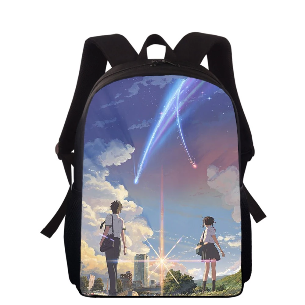 your name anime 16" 3D Print Kids Backpack Primary School Bags for Boys Girls Back Pack Students School Book Bags