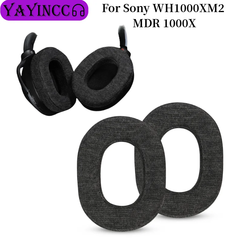 

Replacement Skin friendly cotton fabric Earpads Cushion For Sony WH1000XM2 MDR 1000X Headphones Repair Parts Comfortable to wear