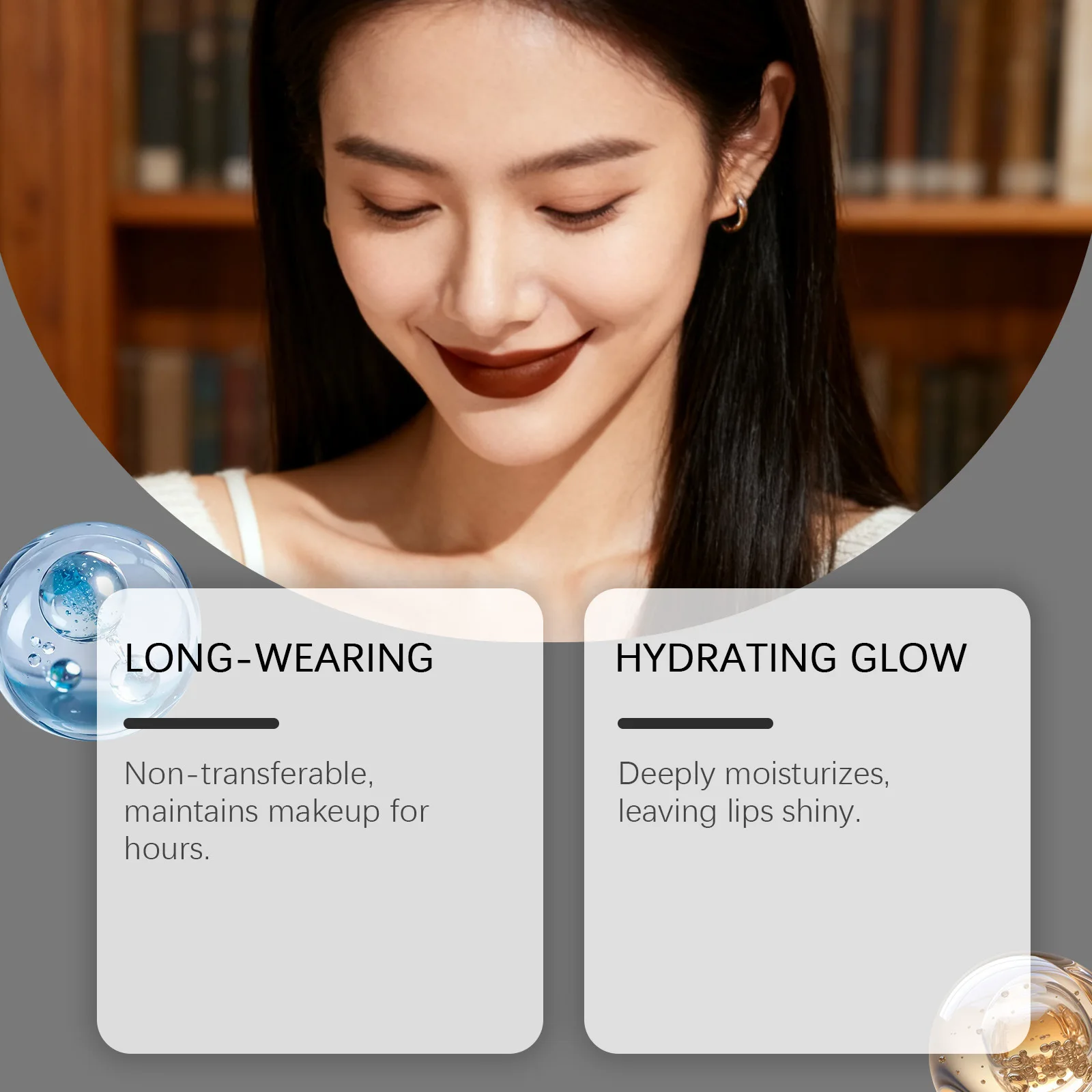 Matita per labbra impermeabile Fiala per labbra Siero Idratazione labbra a lunga durata Liscio rimpolpante Lip Liner Set trucco labbra all'acido ialuronico 15ml