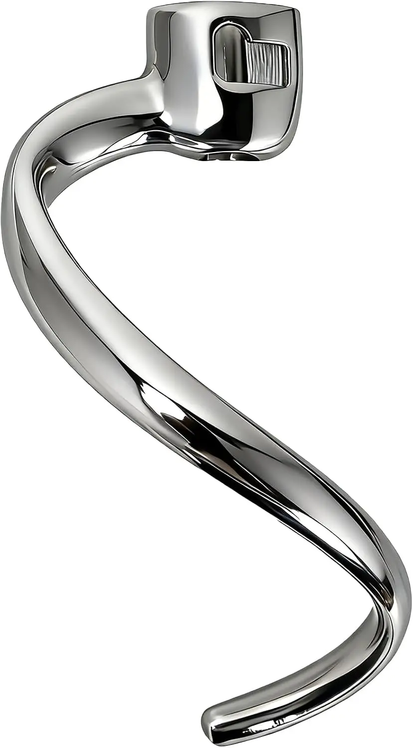 Stainless Steel Spiral Dough Hook for KitchenAid Tilt-Head Stand Mixers 4.5 & 5 Quart Rustproof Replacement Dough Hook for Bread - view 2
