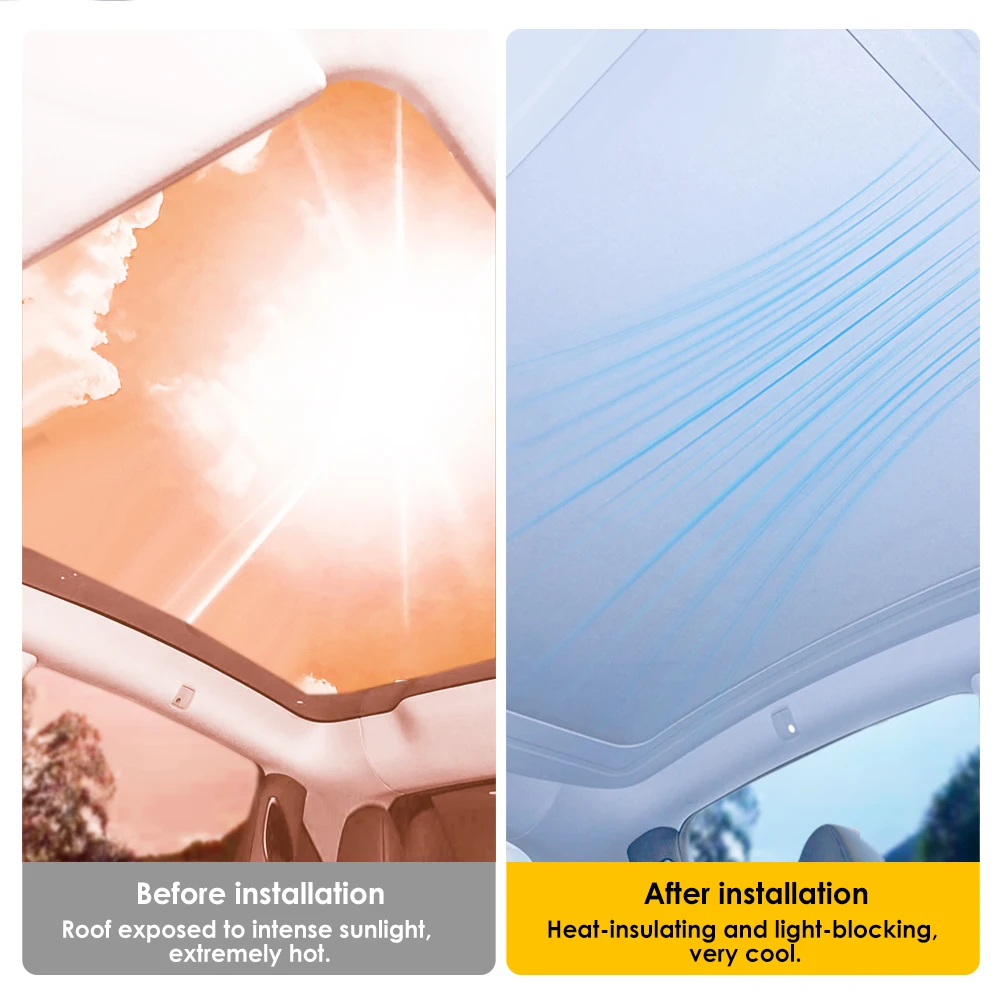 Juniper Automatic Electric Sunshade Glass Roof Powered Sunshade   2025 2026 Retractable Sunroof Sunshade