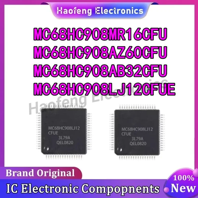 MC68HC908AB32CFU MC68HC908LJ12CFUE MC68HC908AZ60CFU MC68HC908MR16CFU MC68HC908 MC68HC90 MC68HC MC68H MC68 MC IC MCU Chip QFP-64