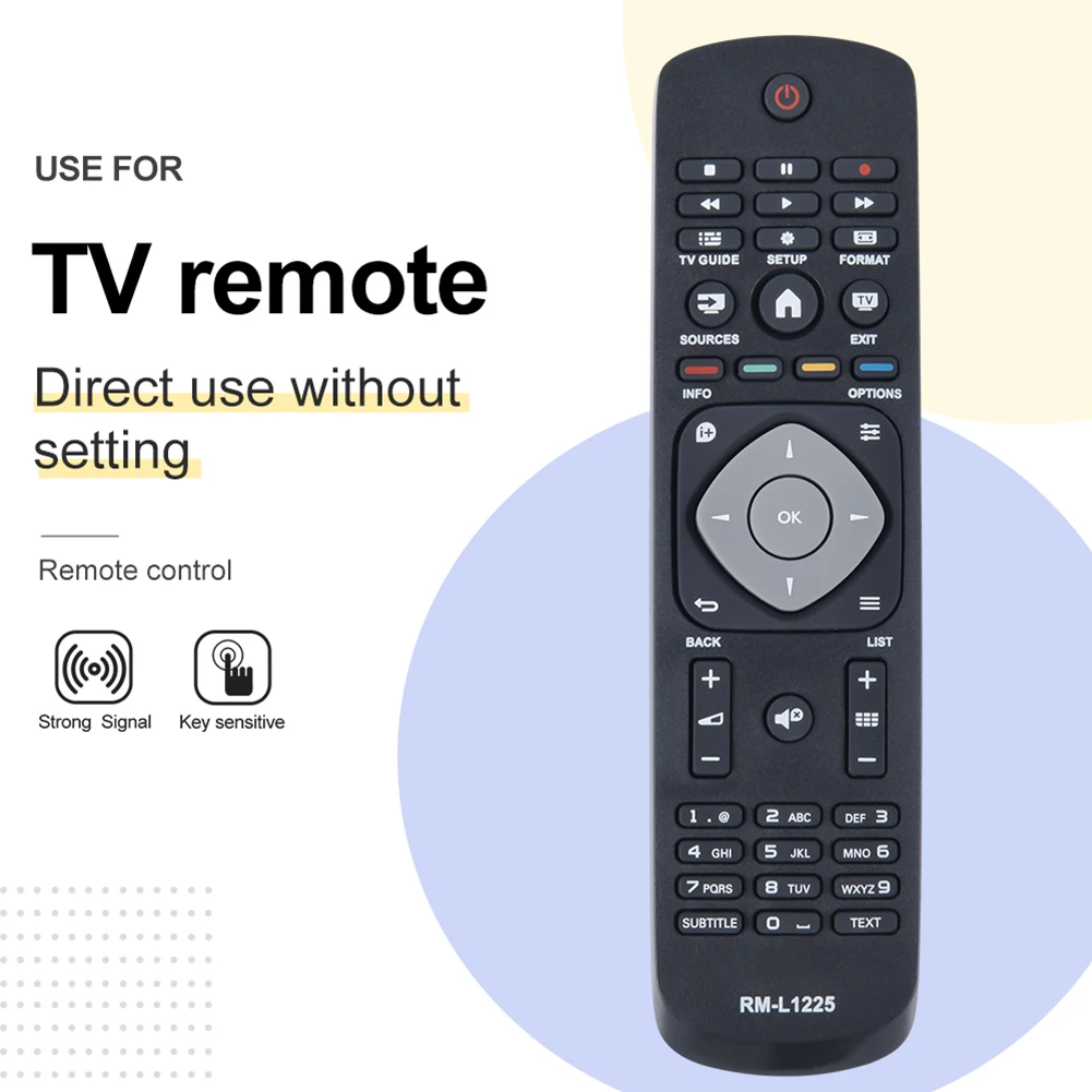 RM-L1225 untuk Remote Control Philips TV///88 32PHH4009 40PFH4009/