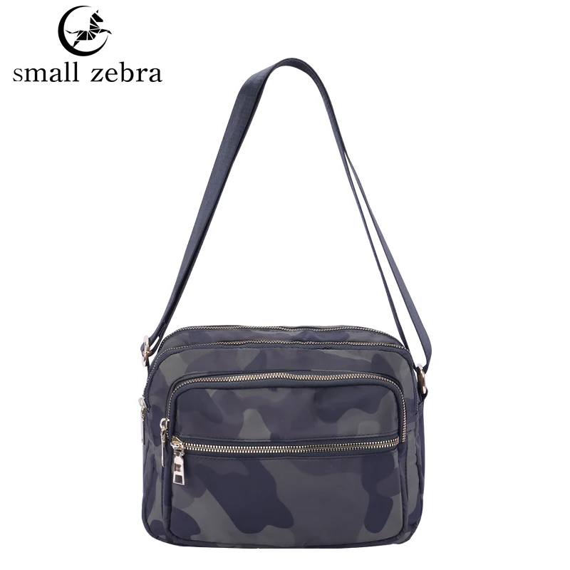 

Classic Square Nylon Crossbody Bag for Women Handbag Purse Travel Work Mulit-Layer With Mulit Pockets