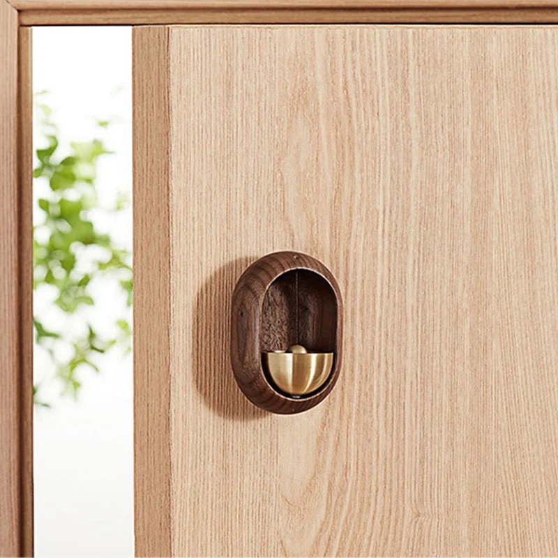 Suction Type Wood Chimes Door Bell Push Door Reminder Bell Ring Bell Doors Opening Chime Entering Reminder Home Decoration 풍지판