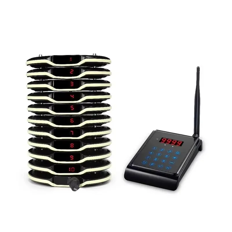 Wireless coaster Paging Queue  coaster  System
