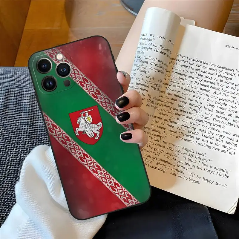 Belarus Flag Phone Case For IPhone 14Pro 13 12 Pro Max 11 Mini Xs X 8 7 6 6s Xr Plus SE2020 Soft Fundas Cover