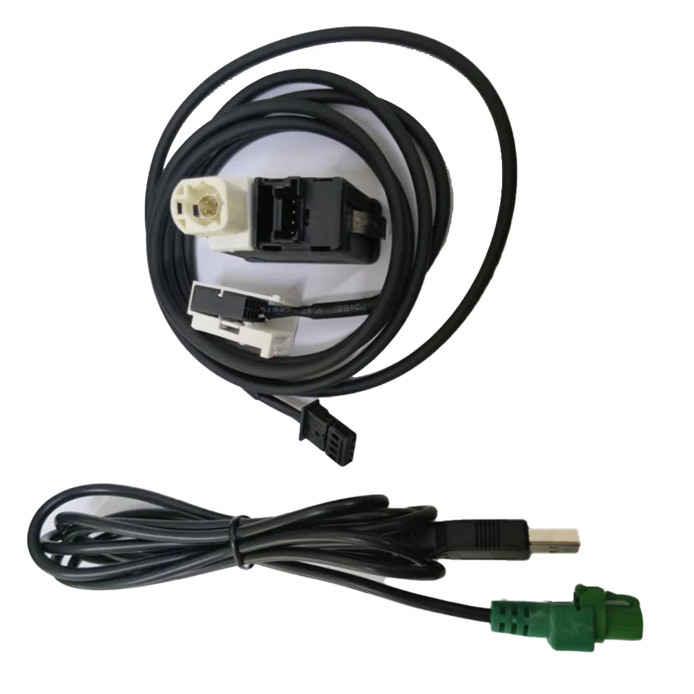 USB Audio Connector Car USB AUX Adapter For In-Car Music Listening Black Finish Design For BMW CD 12PIN Series