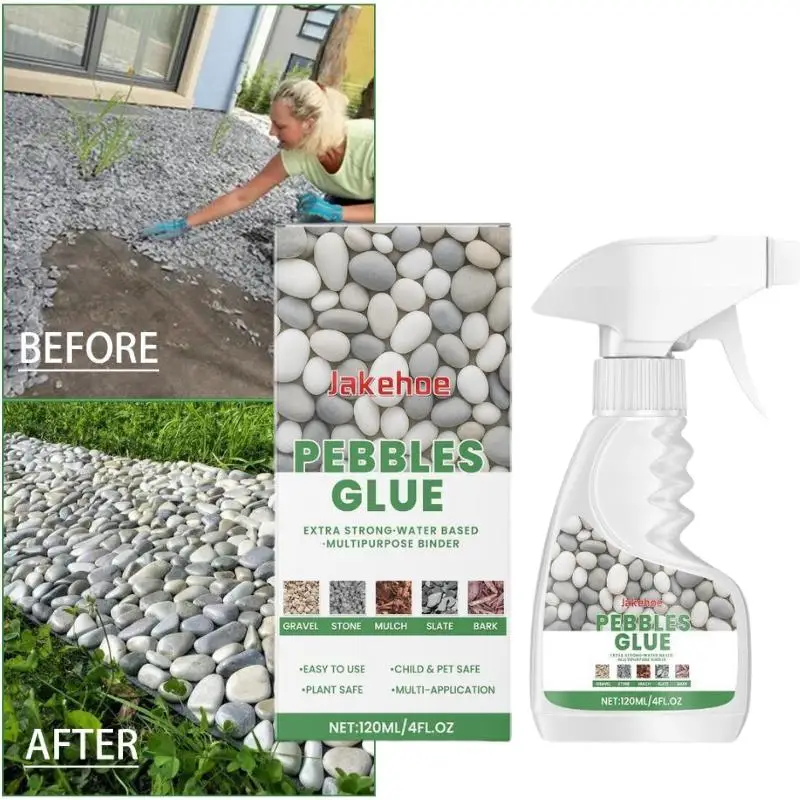 12ml Pebble Adhesive Waterproof Frost Resistant Stone Pebble Adhesive For Daily Use Home Assistant Adhesive Wall Wallpaper