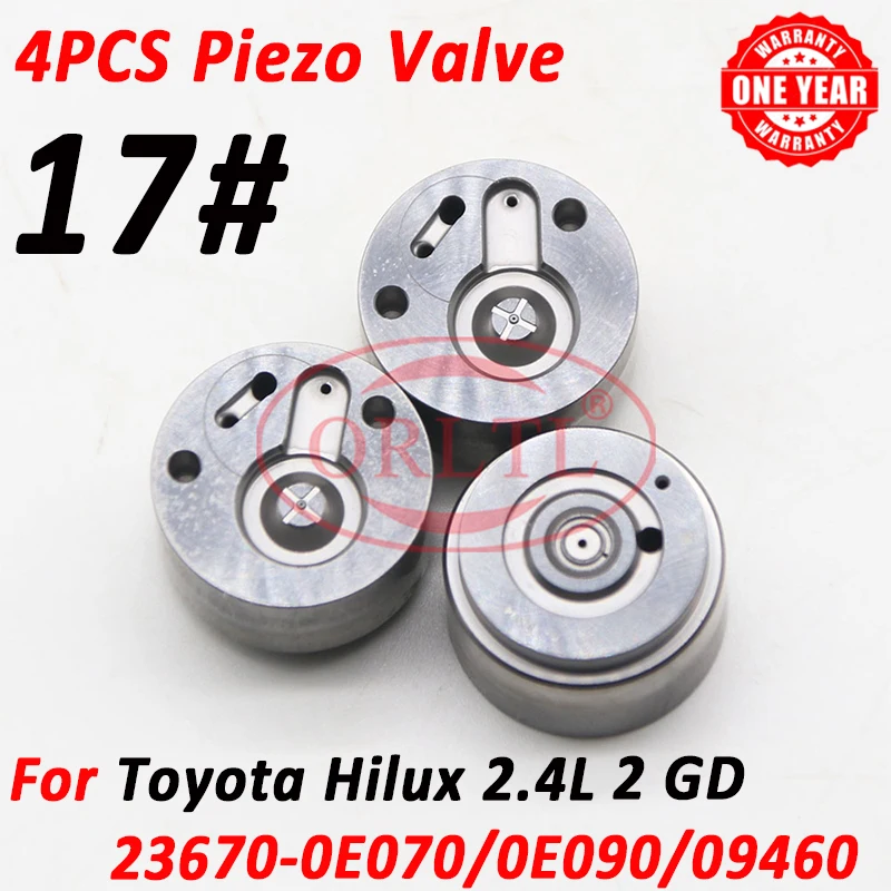 4PCS Original 17# G4 Series Orifice Valve Plate 295040-9440 295040 9440 Fits For Toyota Hilux 2GD 23670-0E070 23670-0E090 09460