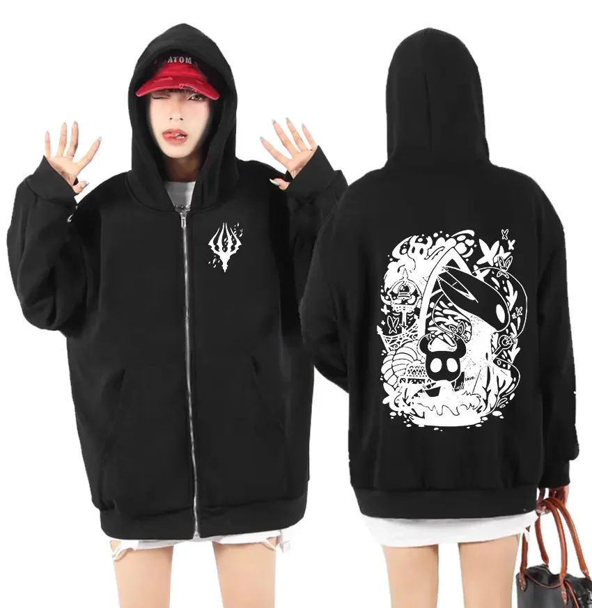 

Game Hollow Void Hollow Knight Zipper Hoodie Men Women Fashion Casual Pullover Zip Up Sweatshirt Clothing Oversized Jacket Hoody