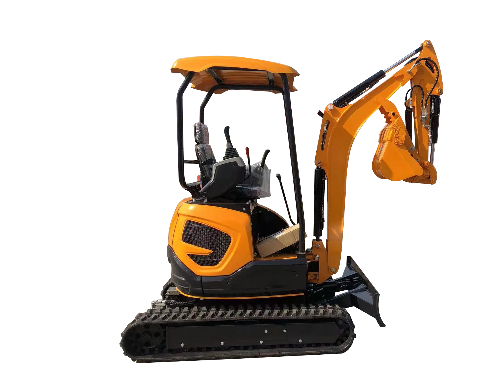 High quality tracked EPA CE mini excavator with customizable accessories for sale