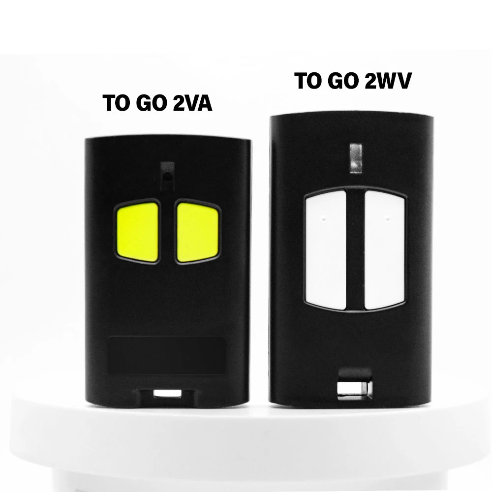 TO.GO 2WV / TO.GO 2VA Controle remoto para porta de garagem compatível com BENINCA TO.GO 2VA 4VA 2WV 4WV CUPIDO-2 -4 433MHz Transmissor portátil