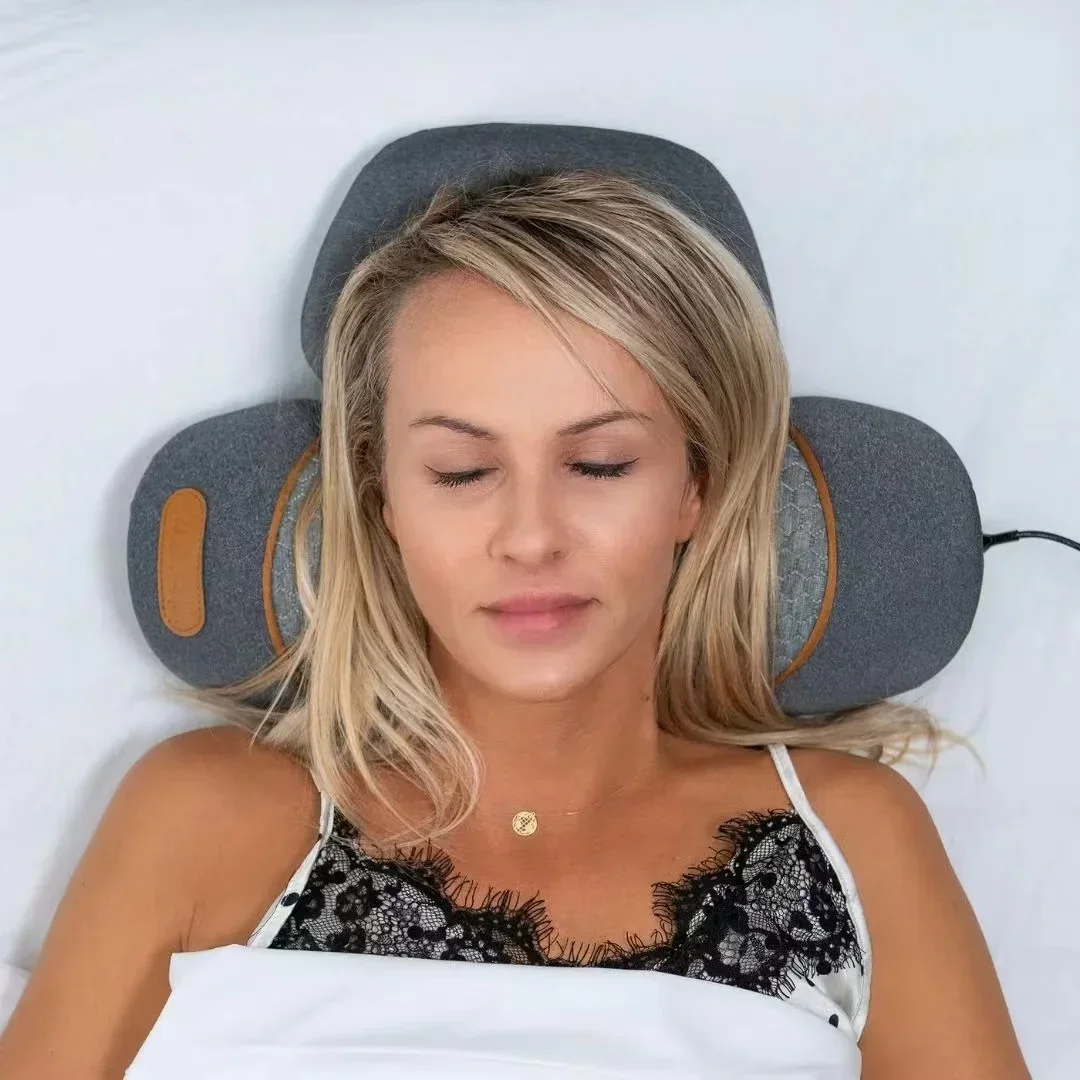Okayso Pillow Massage Neck Hump 3-in-1 Neck Massage Pillow Heated Massage Neck Pillow Memory Foam Pillows