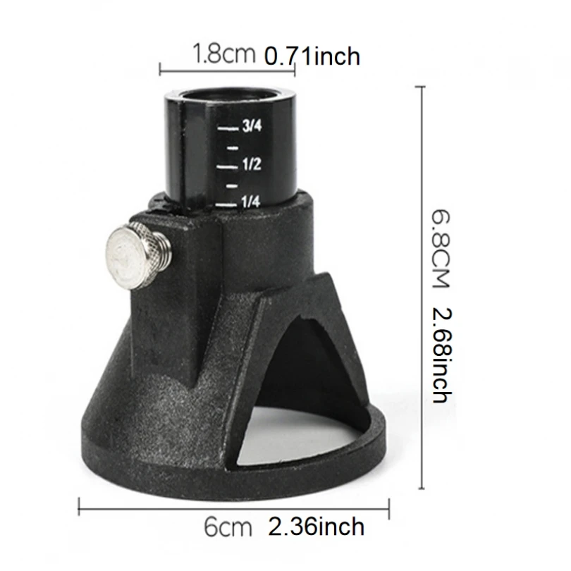 Plastic Router Used for Fixing Drill Bits Locator for Electric Grinding Tool