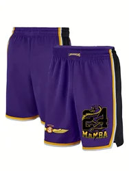 2024 Legend Mamba Fans 8#24# Snake pattern basketball shorts Men's/Boys Summer Sports Basketball Shorts Basketball Jersey Kit