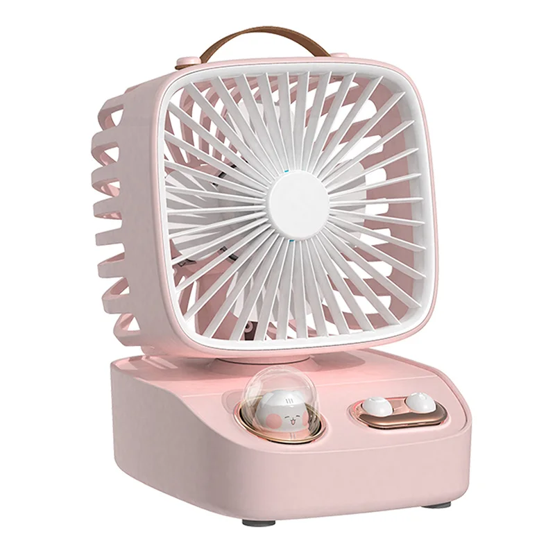 Home Rechargeable USB Mini Fan Oscillating Table Cooling Fan