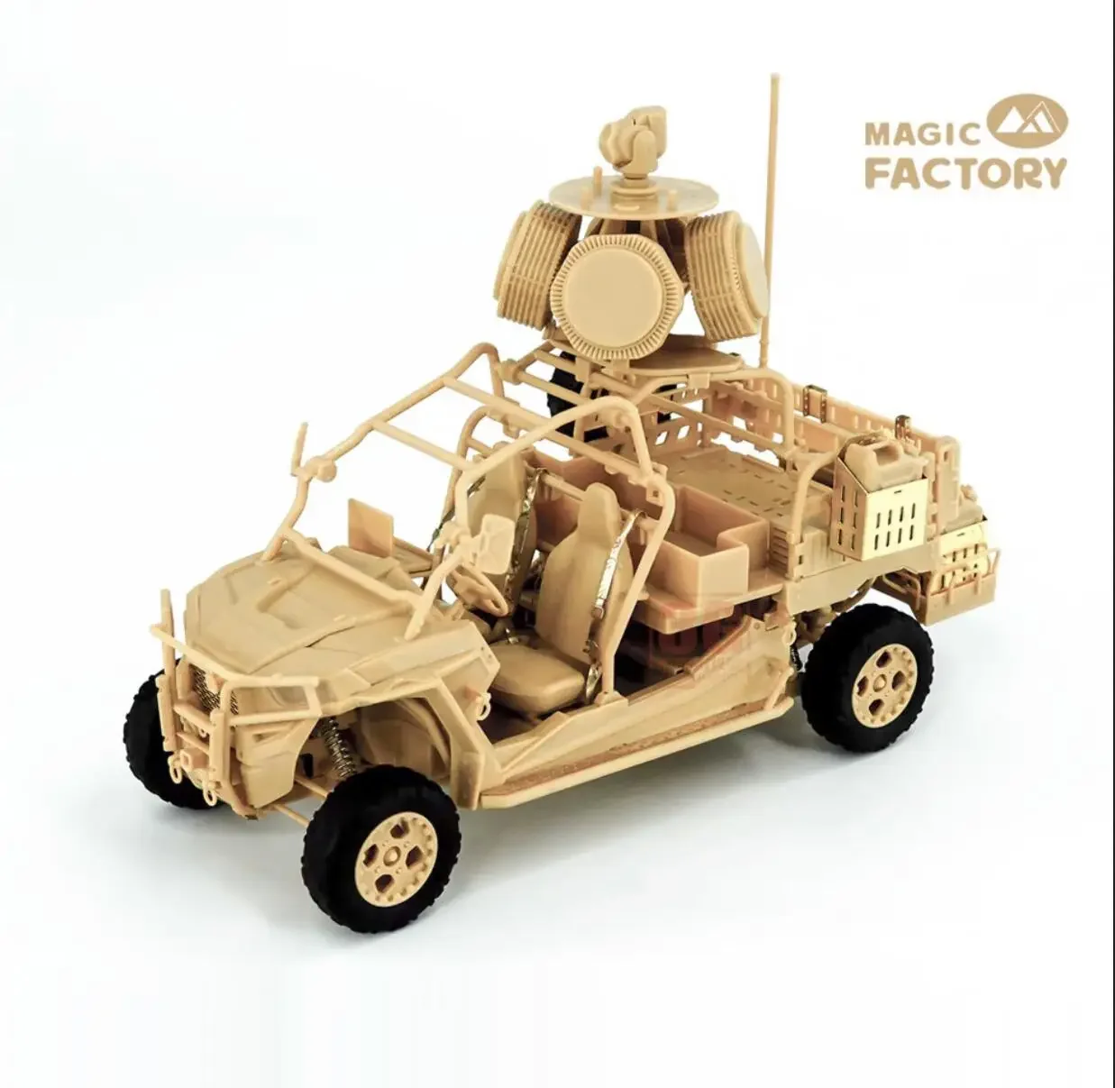 Magic Factory 2005 Model Kit MRZR D4 Dual Combo (Armed Type / Trailer & Anti-Drone Type) Light All Terrain Assault Vehicle 1/35