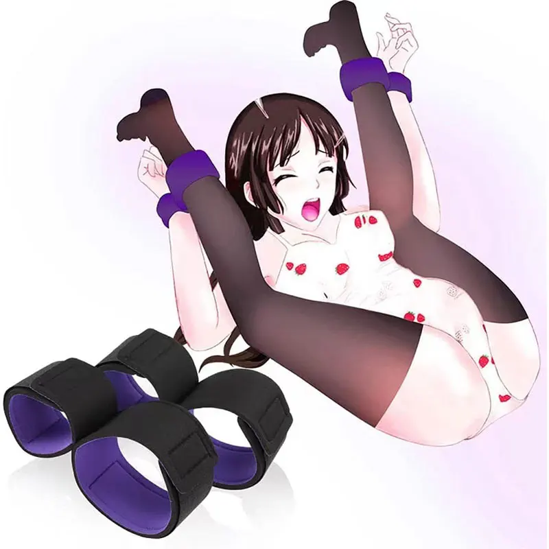 Bdsm الأزواج الكبار القيود المثيرة الرقيق المعصمين و الكاحل الأصفاد لا هزاز الجنس لعب للنساء أصفاد عبودية مجموعة الجنس Shop18