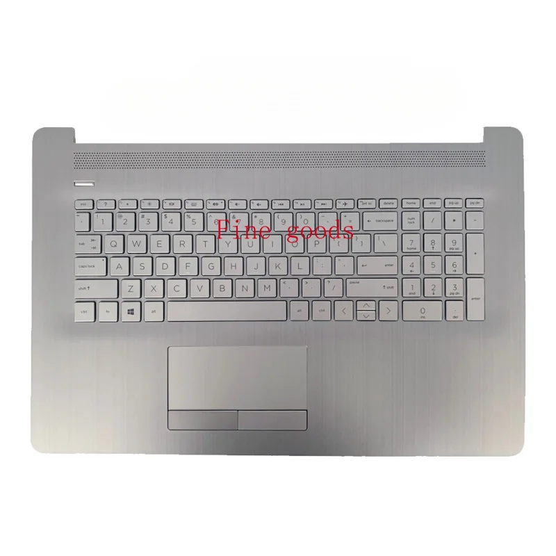 Palmrest Backlit Keyboard Touchpad For HP 17-BY 17-CA Silver L92783-001