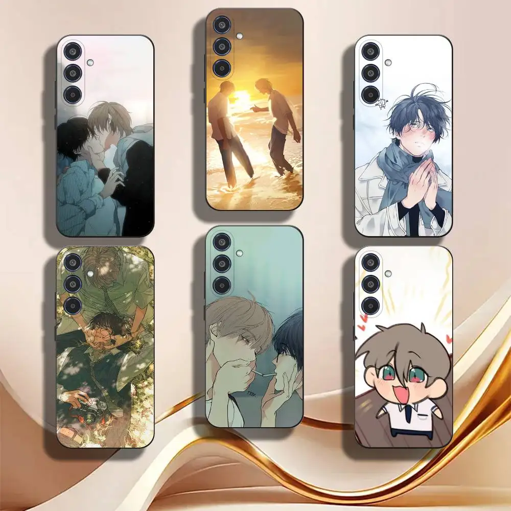 L-Lost In The C-Cloud Manga Phone Case For Samsung Galaxy A12 13 Note 10Pro 20Ultra A20 21 30 31 40 41 A71 72,Matte Soft Cover