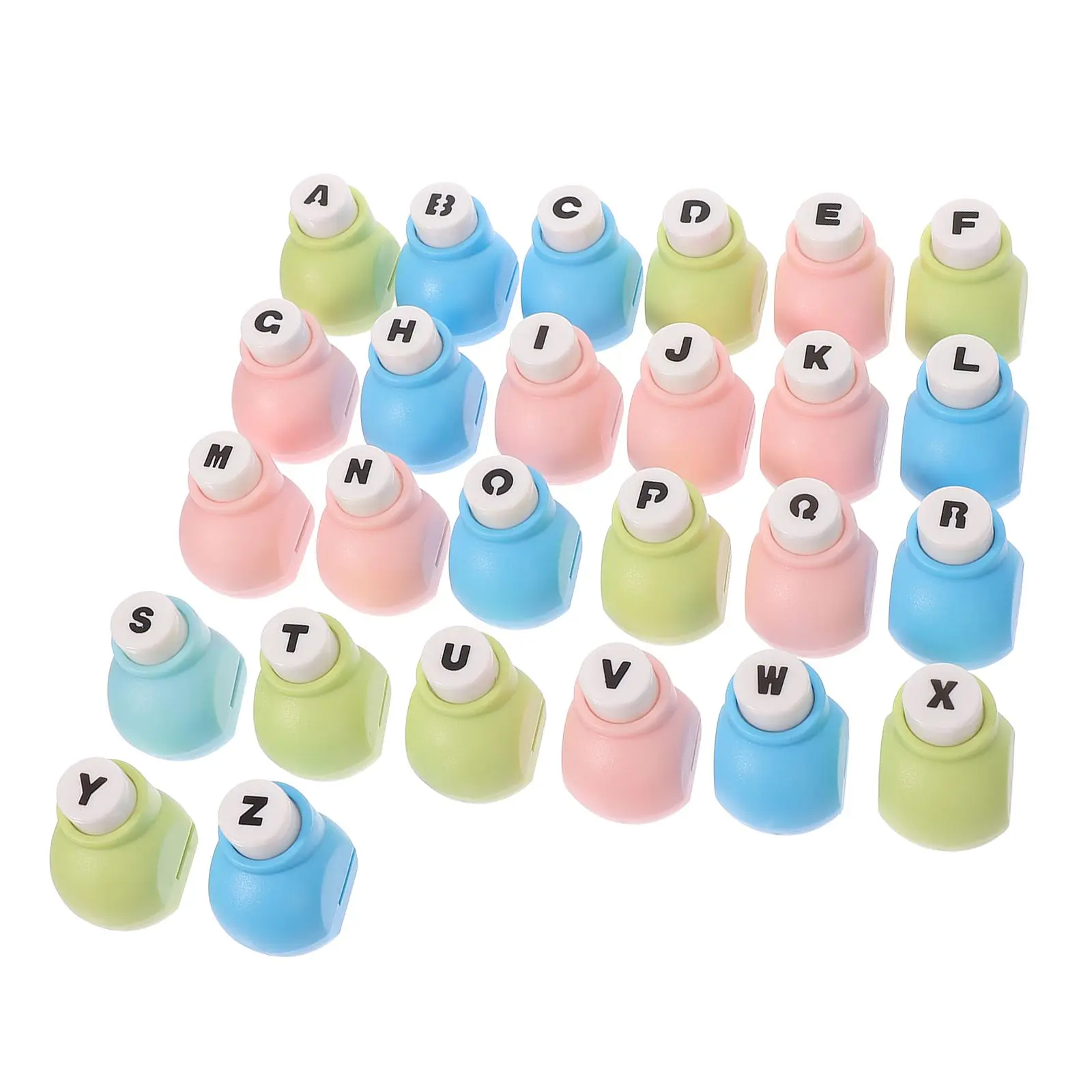 Letter Embossing Machine English Letters Alphabet Punch Account Metal Hole Shapes