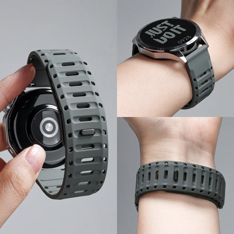 Силиконовый ремешок для умных часов Oppo Watch X3/X2/X, ремешок для часов OPPO Watch 4 Pro, 22 мм, спортивный браслет Correa, женский и мужской браслет