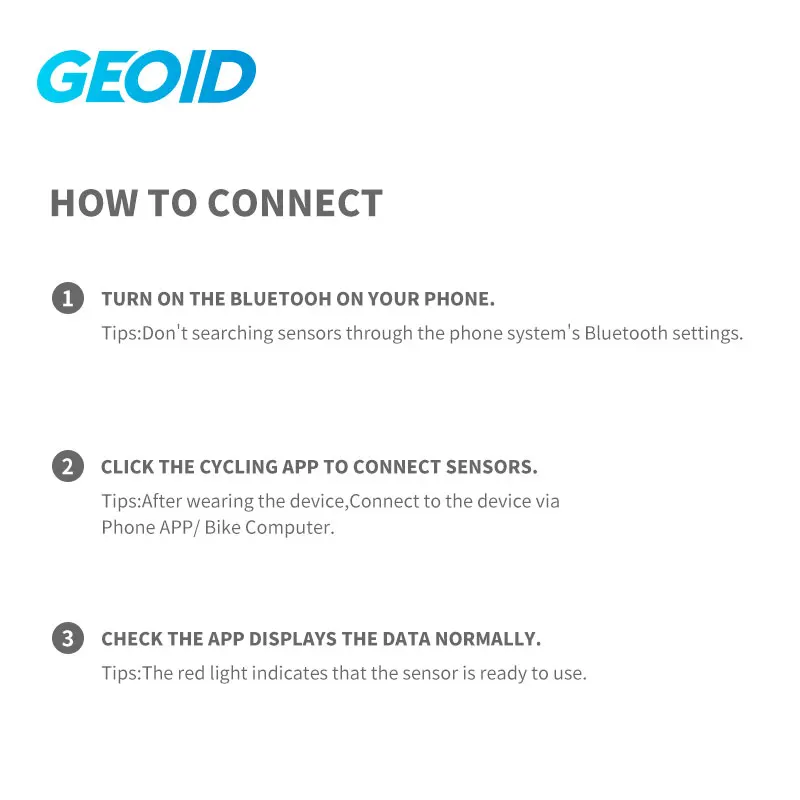 GEOID Armband Herzfrequenzmesser HS800 HRM Fitness Tracker HR Sensor HS500 Brustgurt Übung Radfahren Sport Yoga Zubehör – Detail 10
