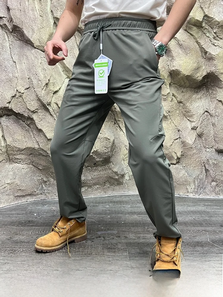 

Водонепроницаемые дышащие мужские повседневные брюки Softell с защитой от жирных пятен, высокотехнологичные спортивные брюки прямого кроя с пятикратной защитой