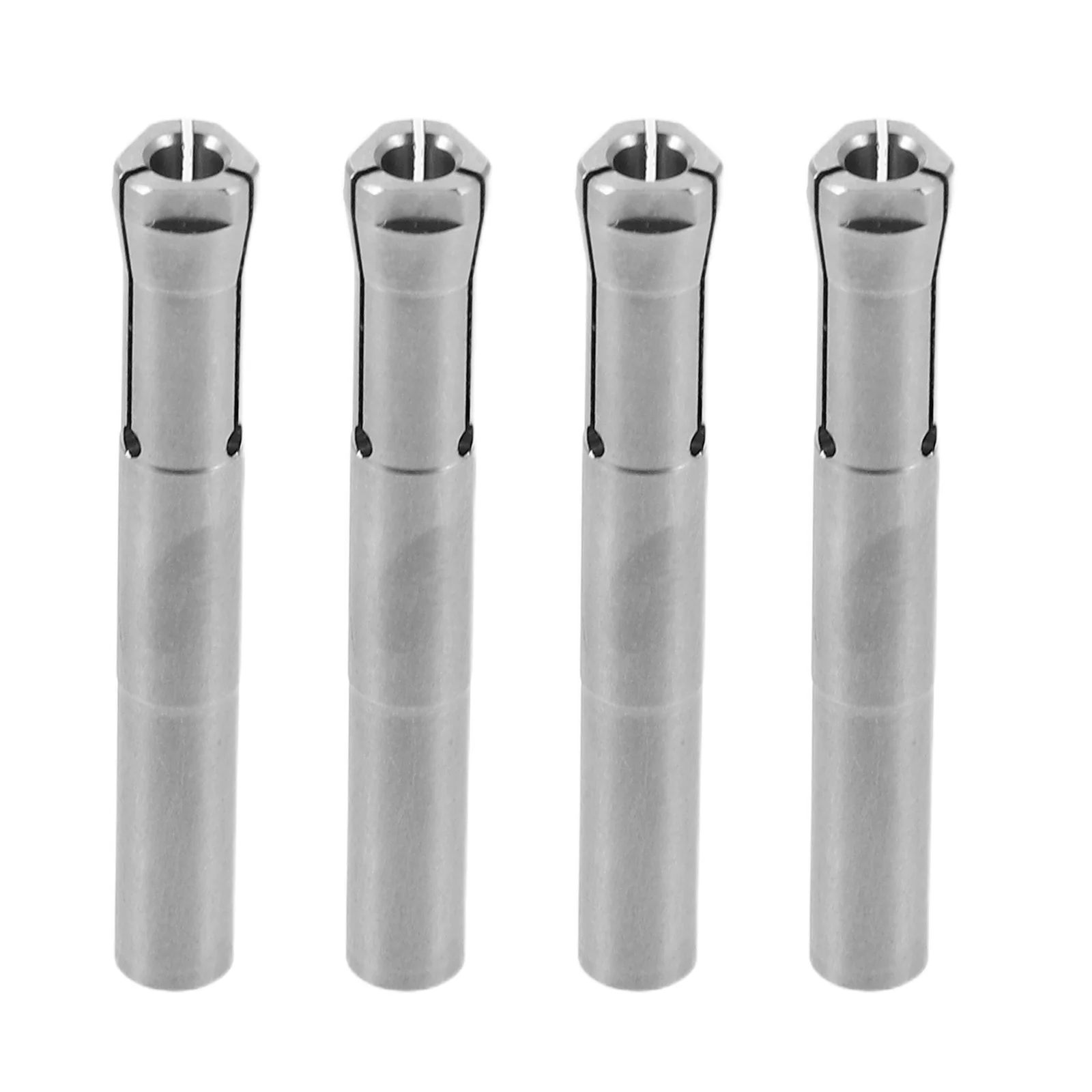 

4Pcs Nail Drill Chuck Stainless Steel Spring Collet Three-Jaw Clamp Replacement Parts for Professional Salon DIY Nail Art