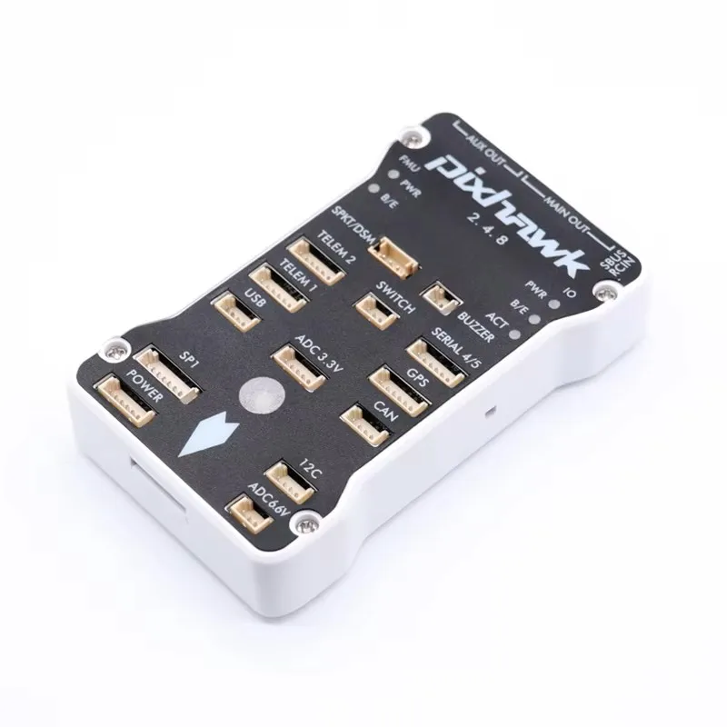 BCUBE Pixhawk PX4 PIX 2.4,8 controlador de vuelo de 32 bits piloto automático con interruptor de seguridad SD 4G zumbador PPM I2C RC Quadcopter Ardupilot