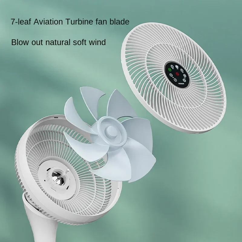 SEEDEN KF-2965 Electric Fan Low Sound Air Circulation Vertical Intelligent Remote Control Timing Floor Fan for Home Use