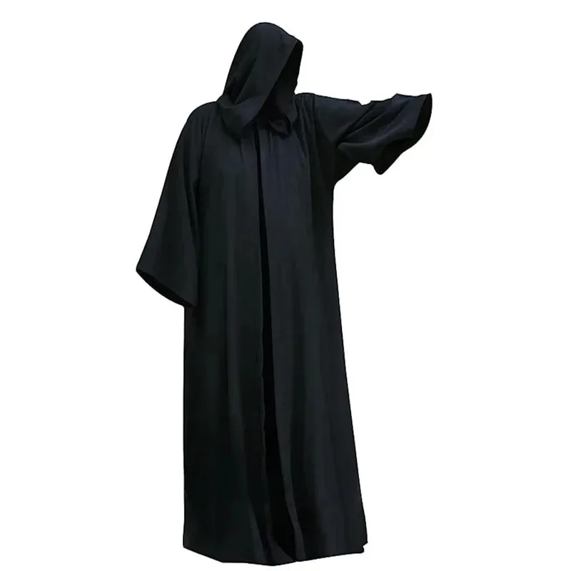 

Cosplay Jedi Robe Knight Cloak Medieval Monk Robe Costume with Hood Priest Robe Outfit Medieval Cloak Halloween For Stage