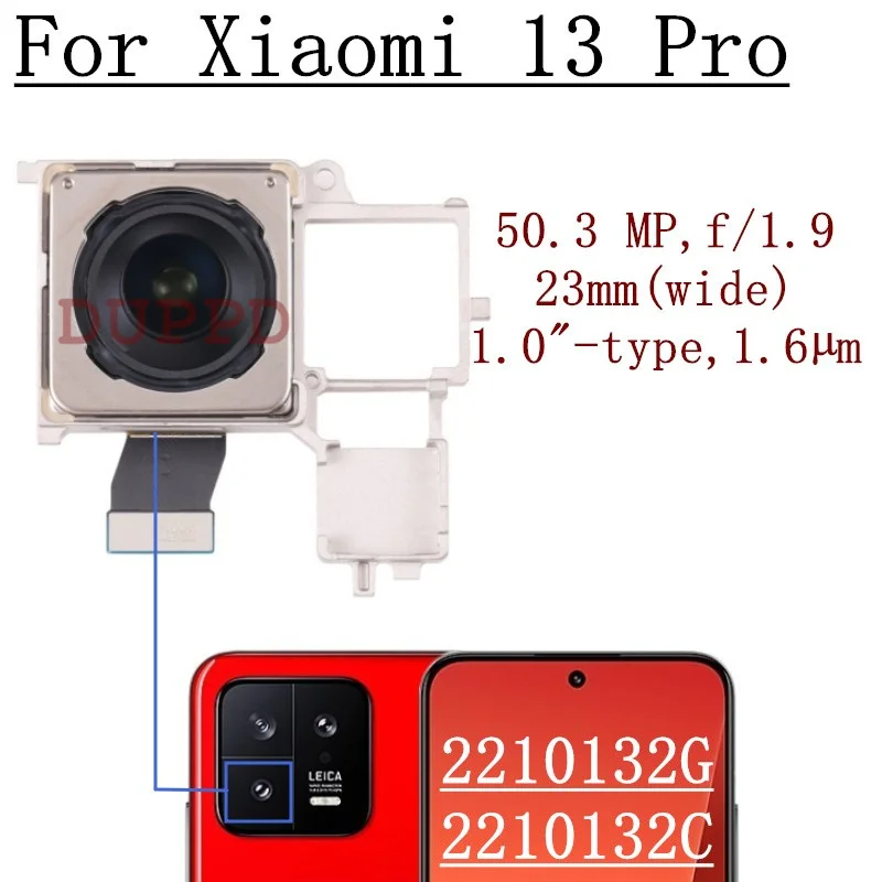 Front Rear Camera For Xiaomi Mi 13 Pro Full Set Back Facing Main Telephoto Ultra Wide-angle Cameras Flex Cable