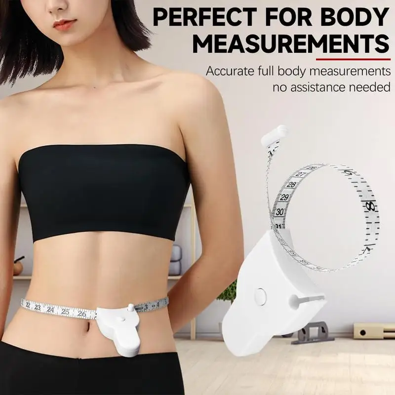 

60 Inch Premium Soft Body Measuring Tape Double Scale Accurate Reading Flexible Retractable Design Easy Carry Body Waist Hip Chest Arm Measurement Tool Ideal For Fitness Weight Loss Tracking Tailor Sewing Clothing Making Household Daily Measuring Accessor