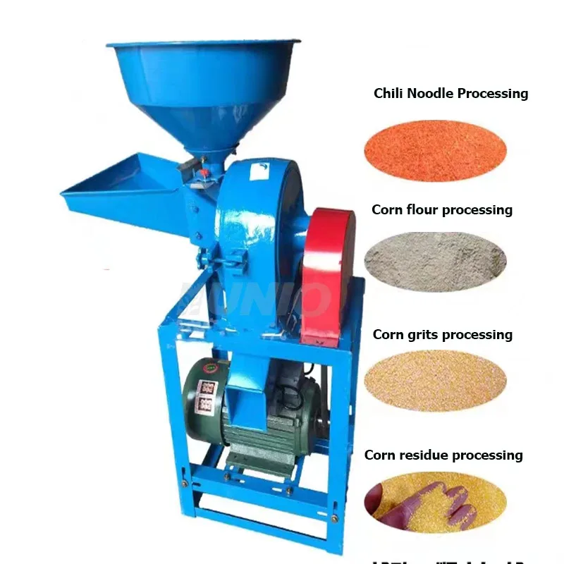 

Commercial Wheat Flour Mill Herb Grinder Family Use Household Farm Grains Grinding Machine